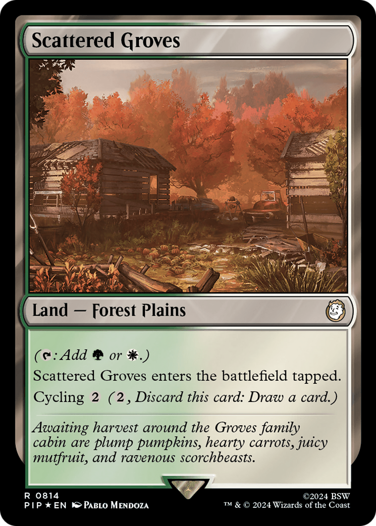 Scattered Groves (Surge Foil) [Fallout] | Tables and Towers