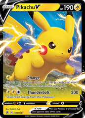 Pikachu V (SWSH061) (Jumbo Card) [Sword & Shield: Black Star Promos] | Tables and Towers