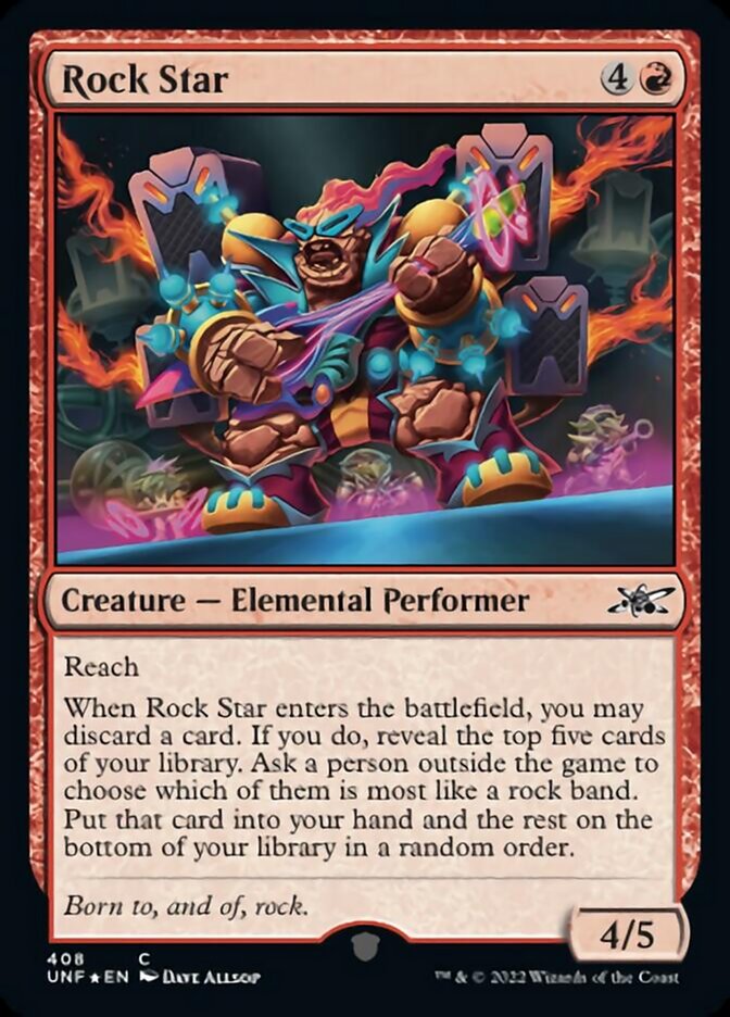 Rock Star (Galaxy Foil) [Unfinity] | Tables and Towers