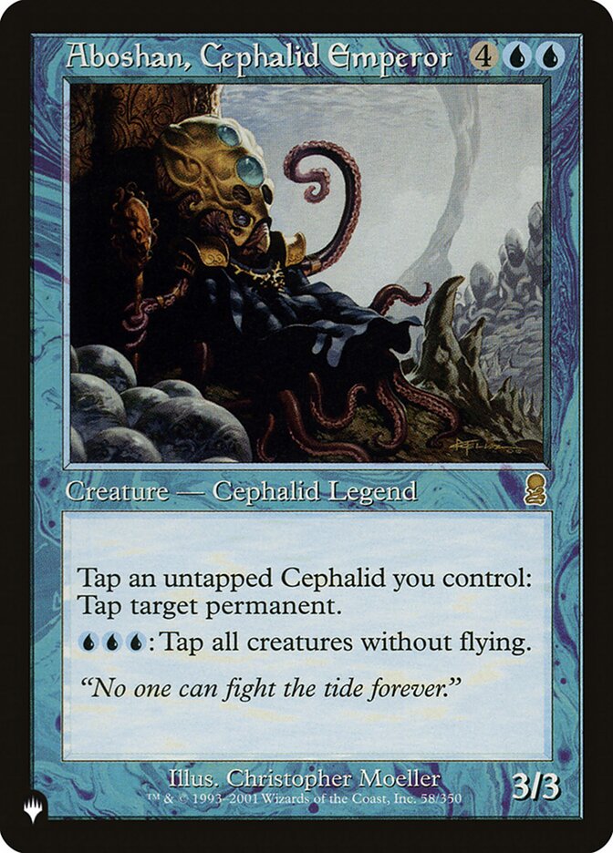 Aboshan, Cephalid Emperor [The List] | Tables and Towers