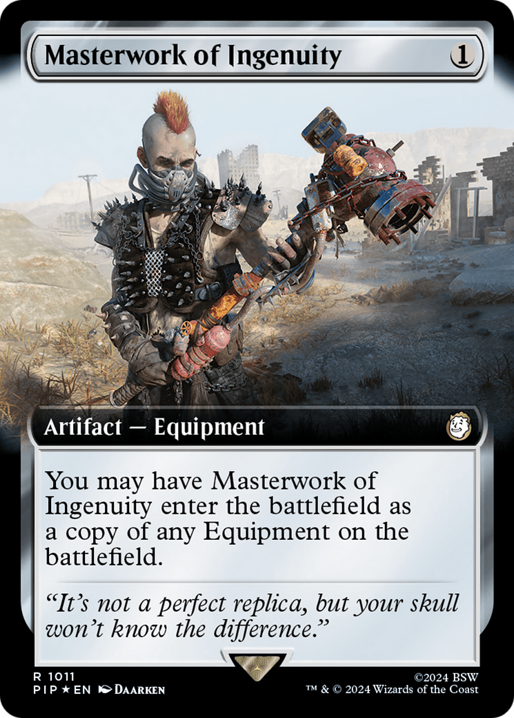 Masterwork of Ingenuity (Extended Art) (Surge Foil) [Fallout] | Tables and Towers