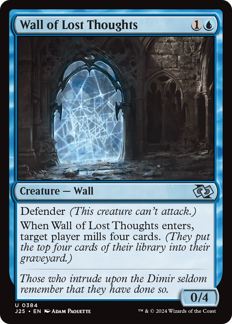 Wall of Lost Thoughts [Foundations Jumpstart] | Tables and Towers