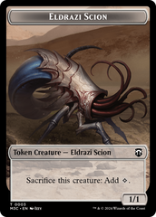 Eldrazi Spawn (Ripple Foil) // Eldrazi Scion Double-Sided Token [Modern Horizons 3 Commander Tokens] | Tables and Towers