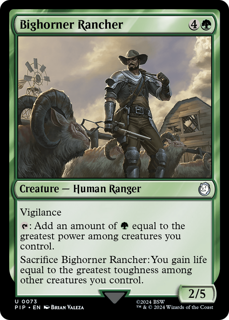 Bighorner Rancher [Fallout] | Tables and Towers