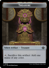 Treasure (0018) // Golem Double-Sided Token [The Lost Caverns of Ixalan Tokens] | Tables and Towers