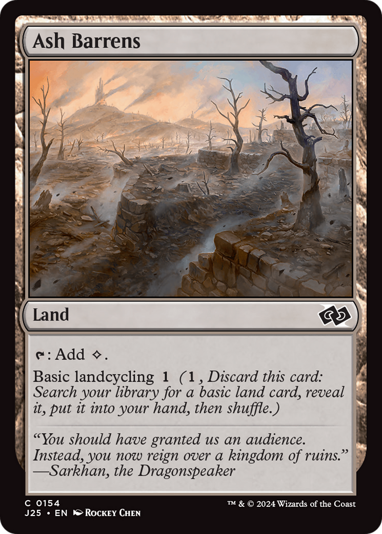 Ash Barrens [Foundations Jumpstart] | Tables and Towers