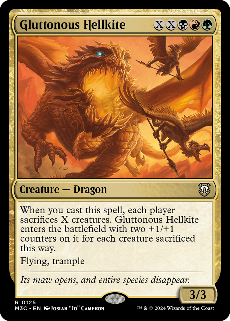 Gluttonous Hellkite [Modern Horizons 3 Commander] | Tables and Towers