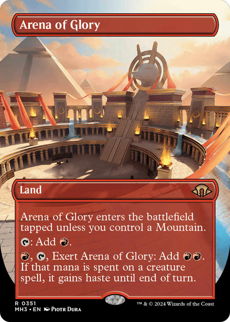 Arena of Glory (Borderless) [Modern Horizons 3] | Tables and Towers