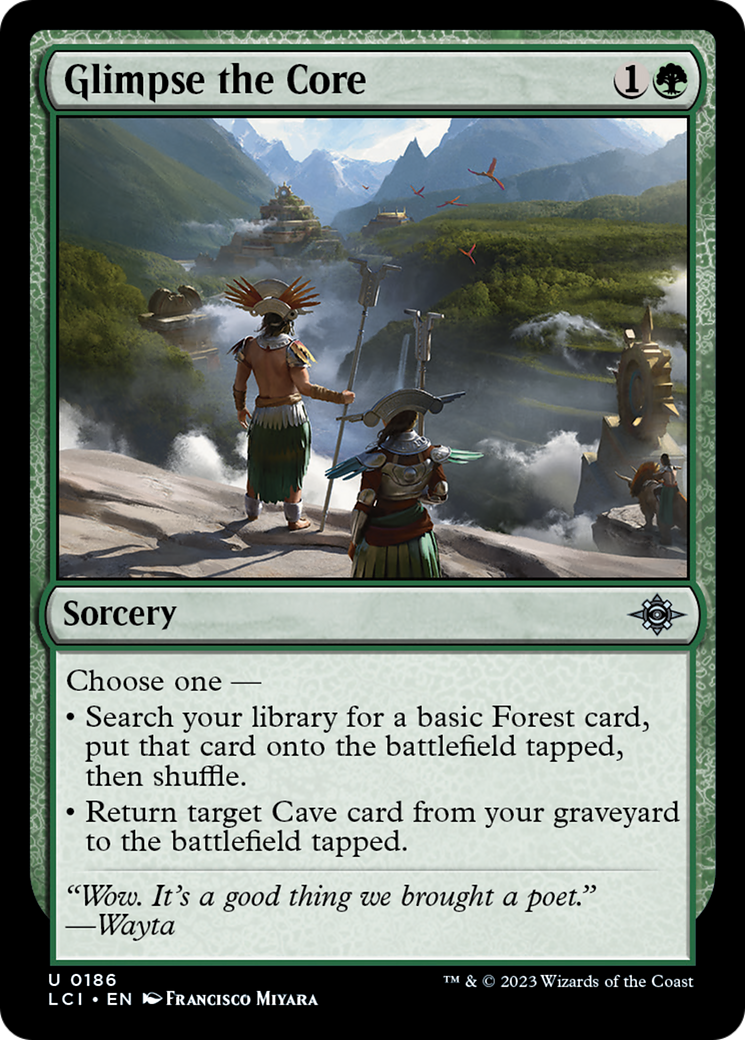 Glimpse the Core [The Lost Caverns of Ixalan] | Tables and Towers