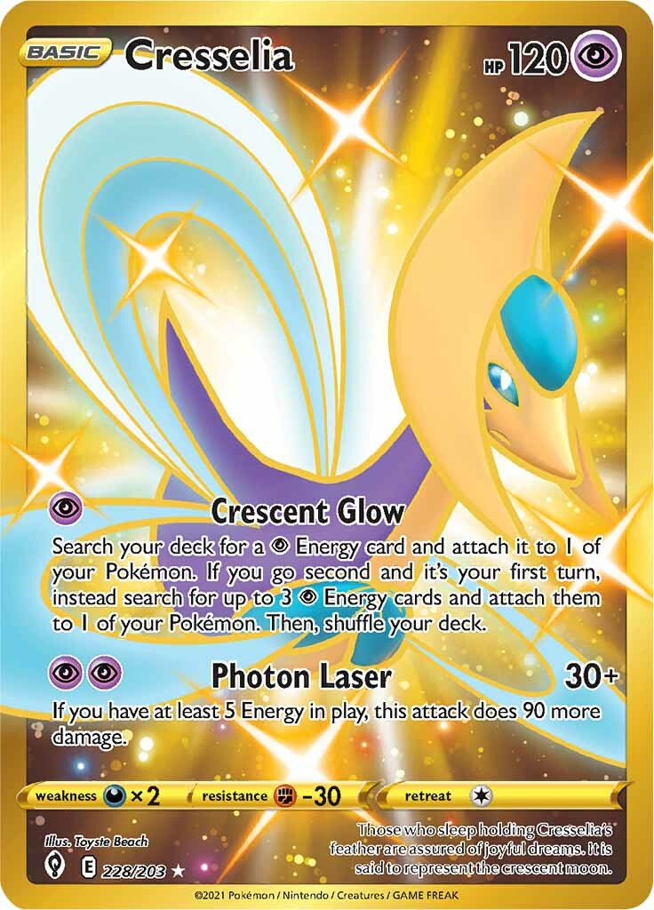 Cresselia (228/203) [Sword & Shield: Evolving Skies] | Tables and Towers