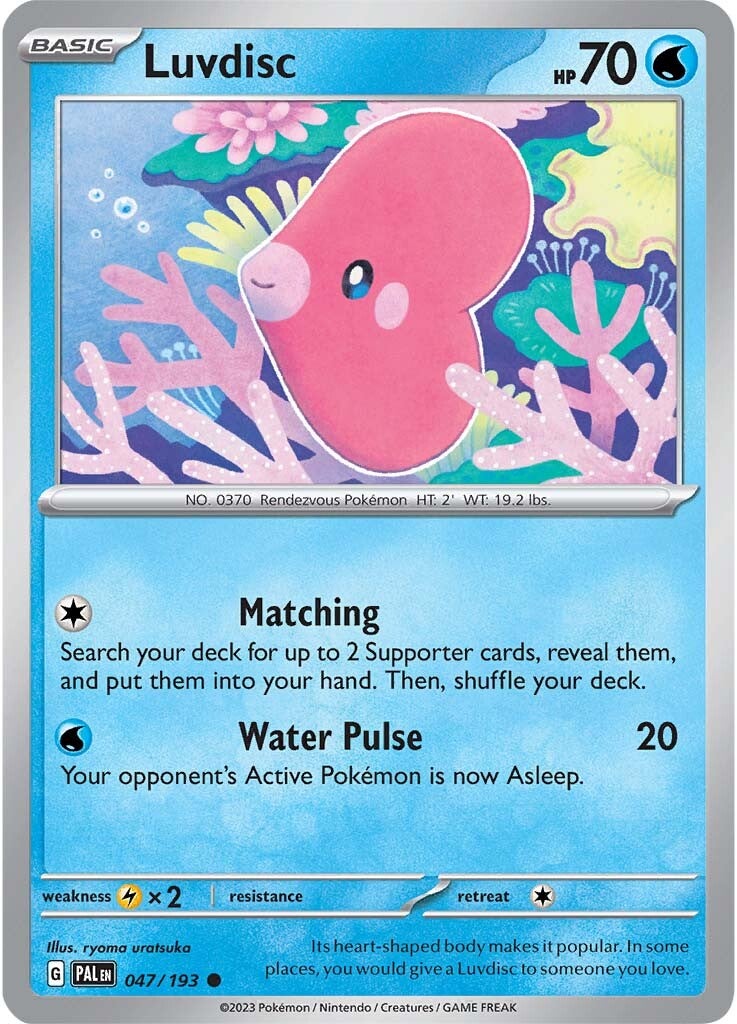 Luvdisc (047/193) [Scarlet & Violet: Paldea Evolved] | Tables and Towers