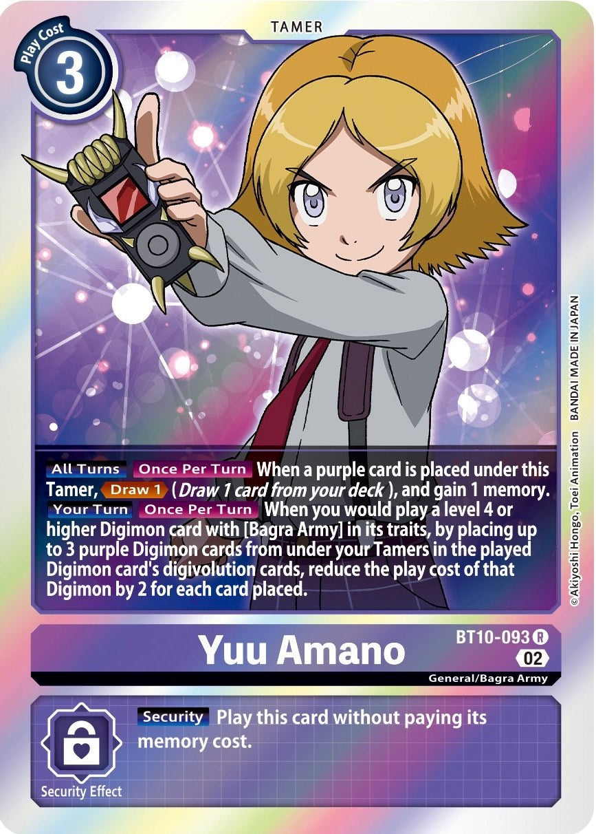 Yuu Amano [BT10-093] [Xros Encounter] | Tables and Towers