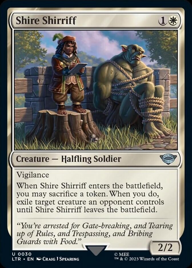 Shire Shirriff [The Lord of the Rings: Tales of Middle-Earth] | Tables and Towers
