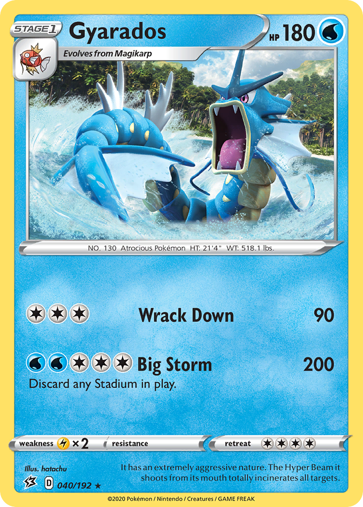 Gyarados (040/192) [Sword & Shield: Rebel Clash] | Tables and Towers