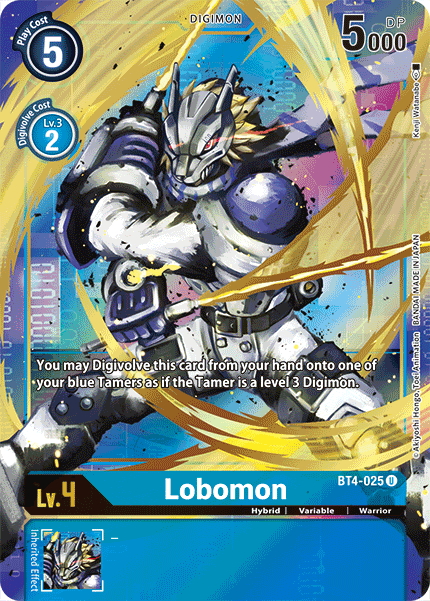 Lobomon [BT4-025] (Alternate Art) [Great Legend] | Tables and Towers