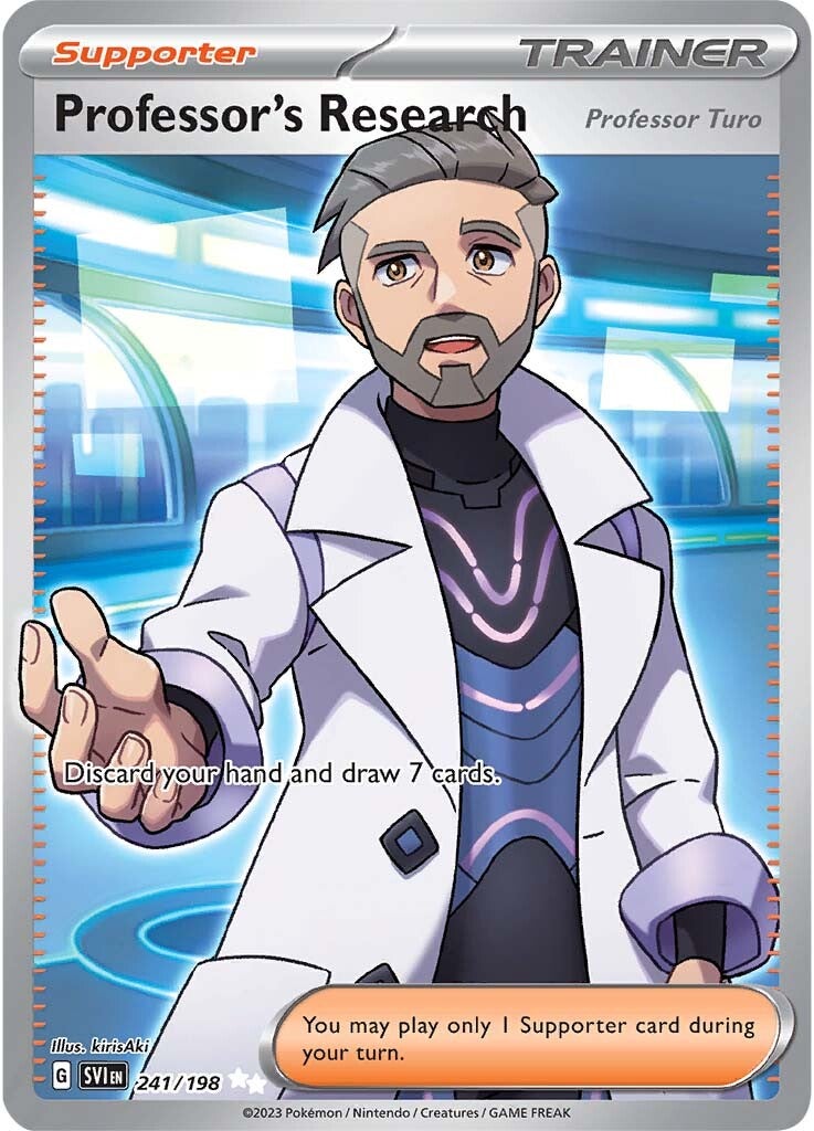 Professor's Research (Professor Turo) (241/198) [Scarlet & Violet: Base Set] | Tables and Towers