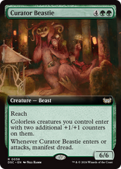 Curator Beastie (Extended Art) [Duskmourn: House of Horror Commander] | Tables and Towers