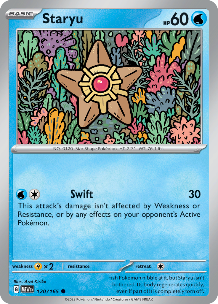 Staryu (120/165) [Scarlet & Violet: 151] | Tables and Towers