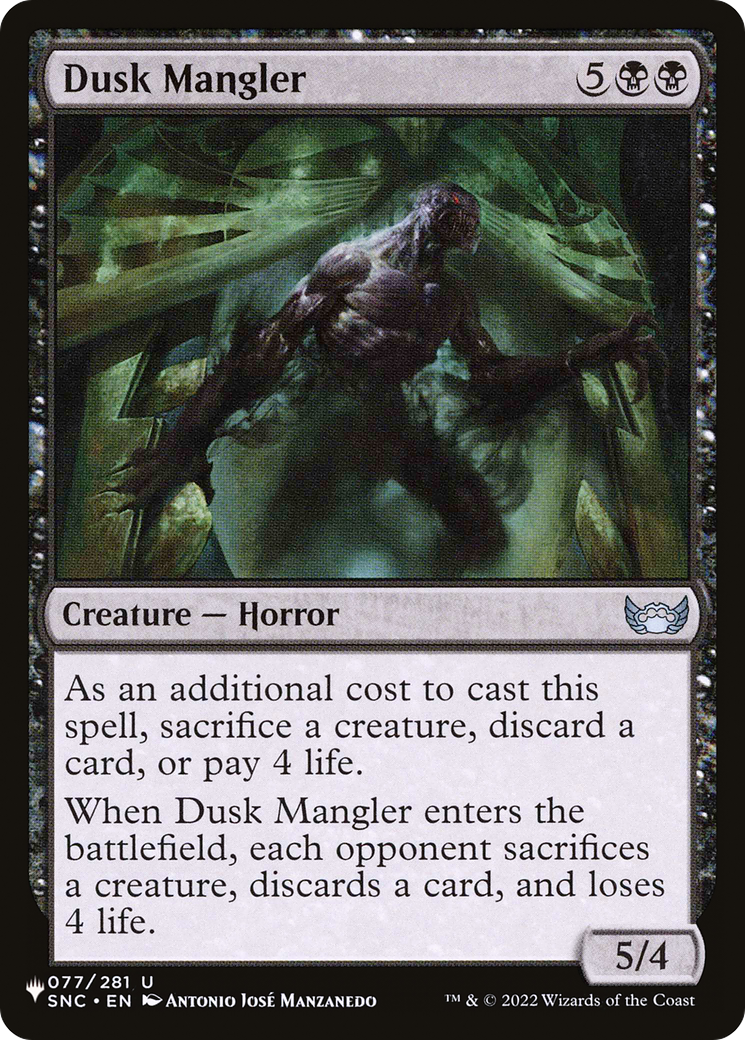 Dusk Mangler [The List Reprints] | Tables and Towers