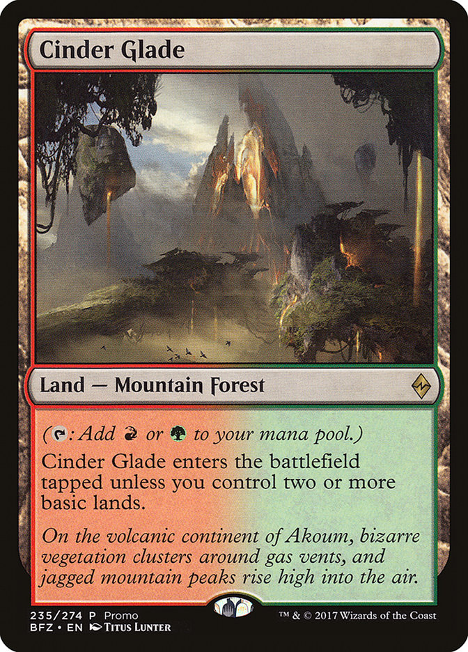 Cinder Glade (Promo) [Standard Showdown Promos] | Tables and Towers