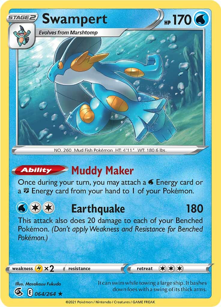 Swampert (064/264) [Sword & Shield: Fusion Strike] | Tables and Towers