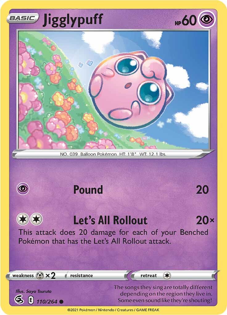 Jigglypuff (110/264) [Sword & Shield: Fusion Strike] | Tables and Towers