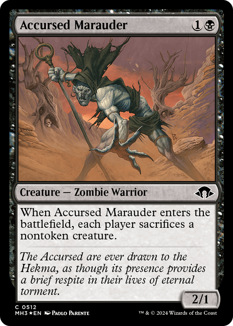 Accursed Marauder (Ripple Foil) [Modern Horizons 3] | Tables and Towers