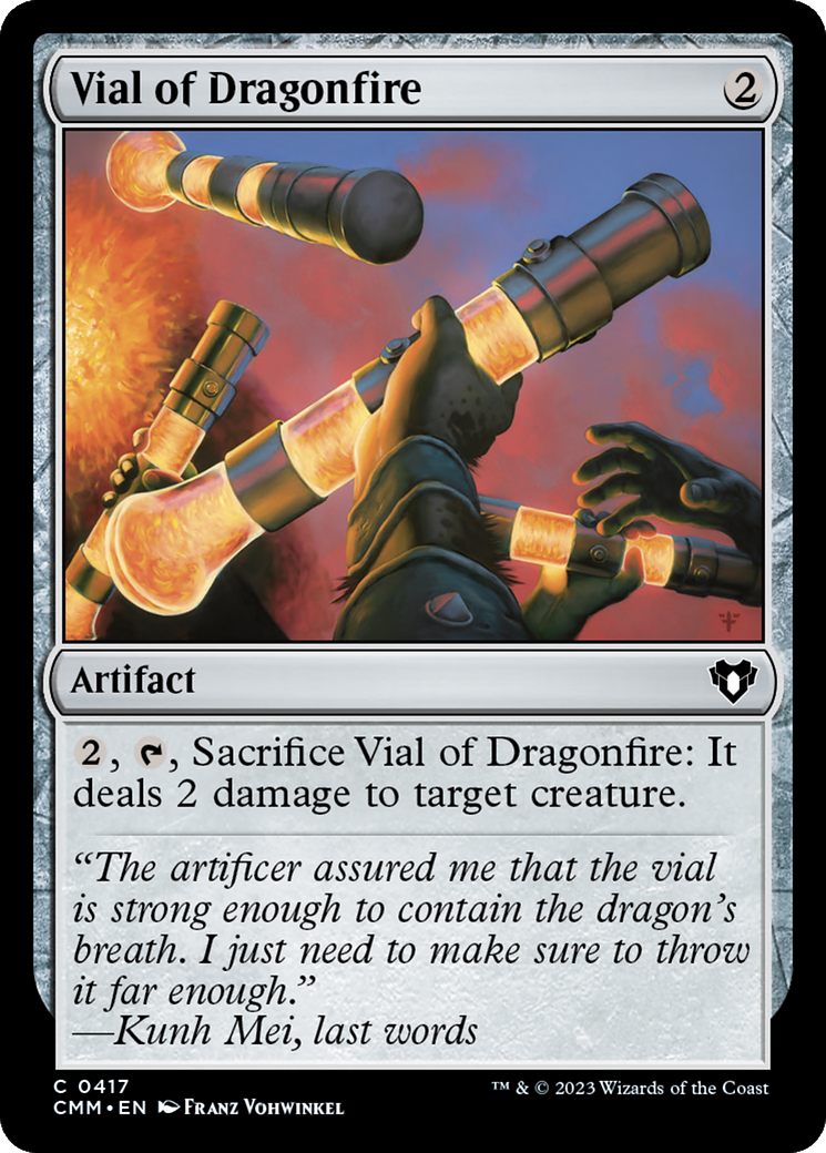 Vial of Dragonfire [Commander Masters] | Tables and Towers