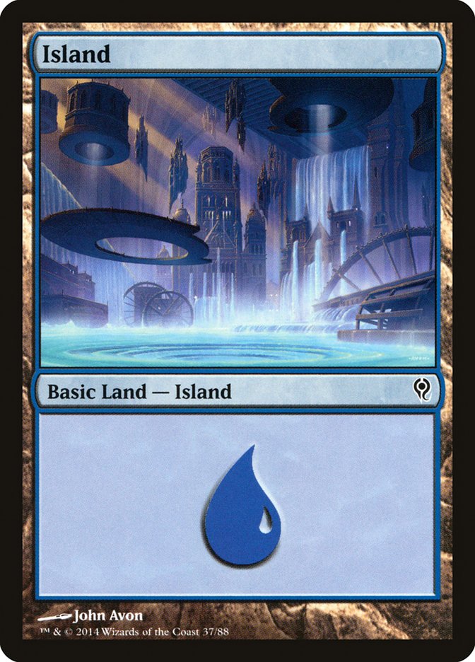 Island (37) [Duel Decks: Jace vs. Vraska] | Tables and Towers