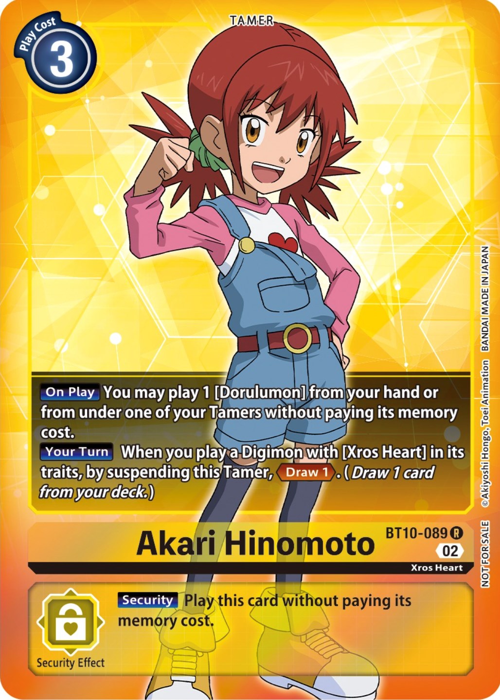 Akari Hinomoto [BT10-089] (Box Topper) [Xros Encounter] | Tables and Towers