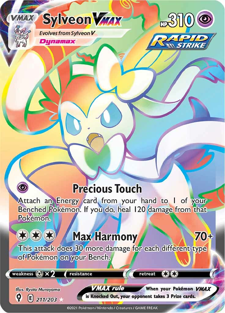 Sylveon VMAX (211/203) [Sword & Shield: Evolving Skies] | Tables and Towers