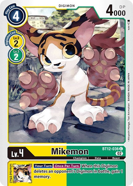 Mikemon [BT12-036] [Across Time] | Tables and Towers