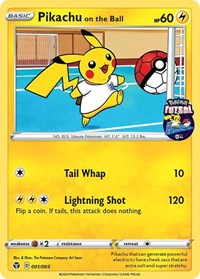 Pikachu on the Ball (001/005) [Miscellaneous Cards] | Tables and Towers