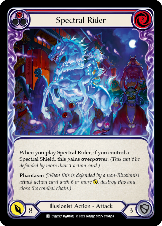 Spectral Rider (Red) [DYN227] (Dynasty) | Tables and Towers