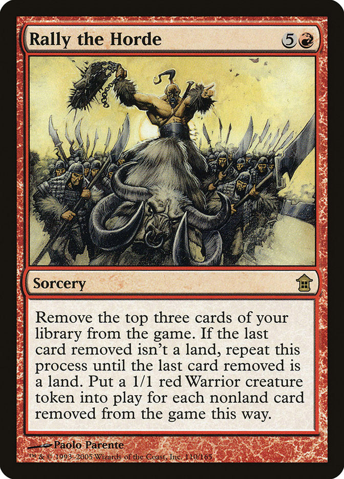 Rally the Horde [Saviors of Kamigawa] | Tables and Towers