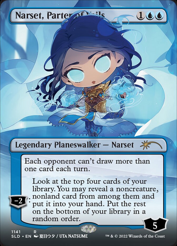 Narset, Parter of Veils (Borderless) [Secret Lair Drop Series] | Tables and Towers