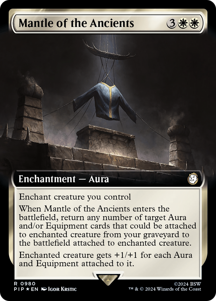 Mantle of the Ancients (Extended Art) (Surge Foil) [Fallout] | Tables and Towers