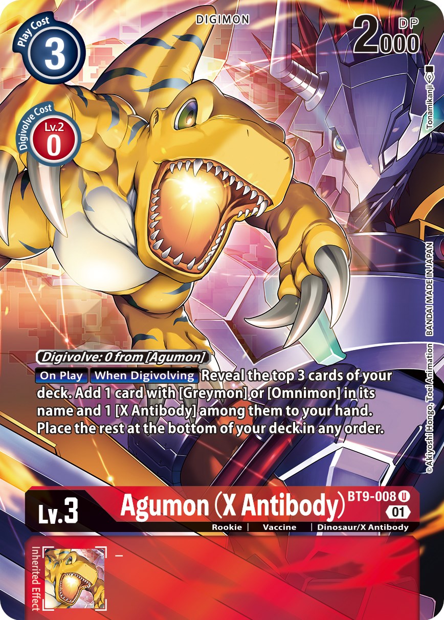 Agumon (X Antibody) [BT9-008] (Alternate Art) [X Record] | Tables and Towers