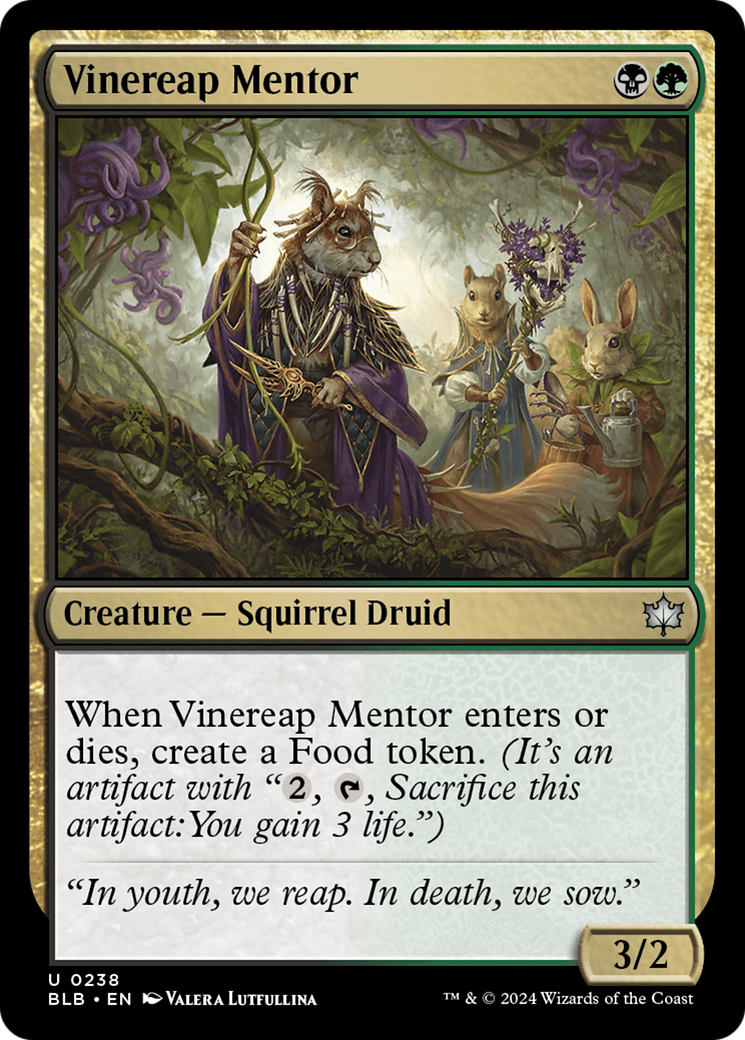 Vinereap Mentor [Bloomburrow] | Tables and Towers