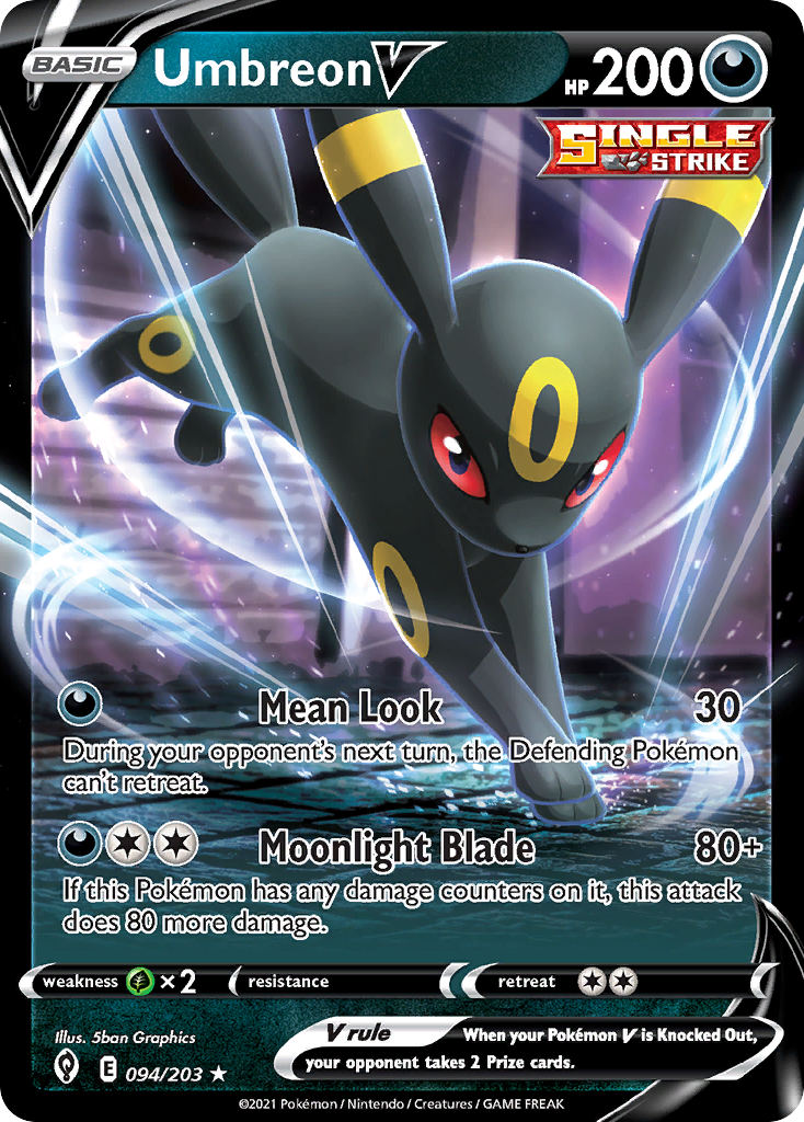 Umbreon V (094/203) (Intro Deck) [Sword & Shield: Evolving Skies] | Tables and Towers