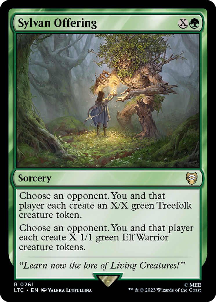 Sylvan Offering [The Lord of the Rings: Tales of Middle-Earth Commander] | Tables and Towers