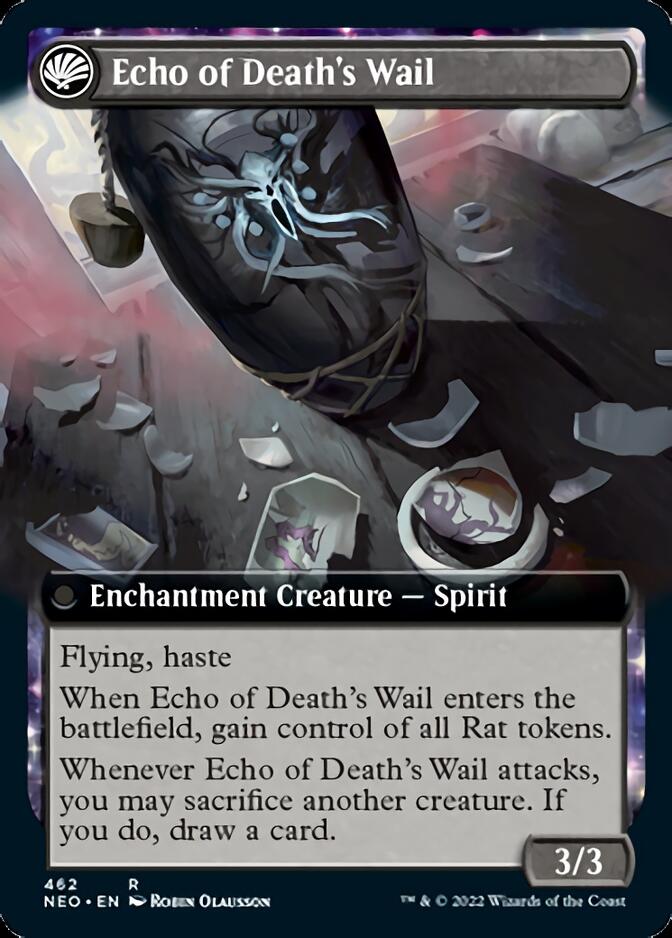 Tribute to Horobi // Echo of Death's Wail (Extended Art) [Kamigawa: Neon Dynasty] | Tables and Towers