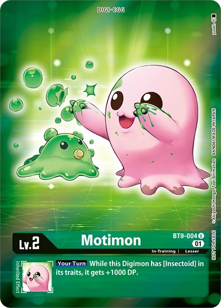 Motimon [BT9-004] (Alternative Art - Box Topper) [X Record] | Tables and Towers