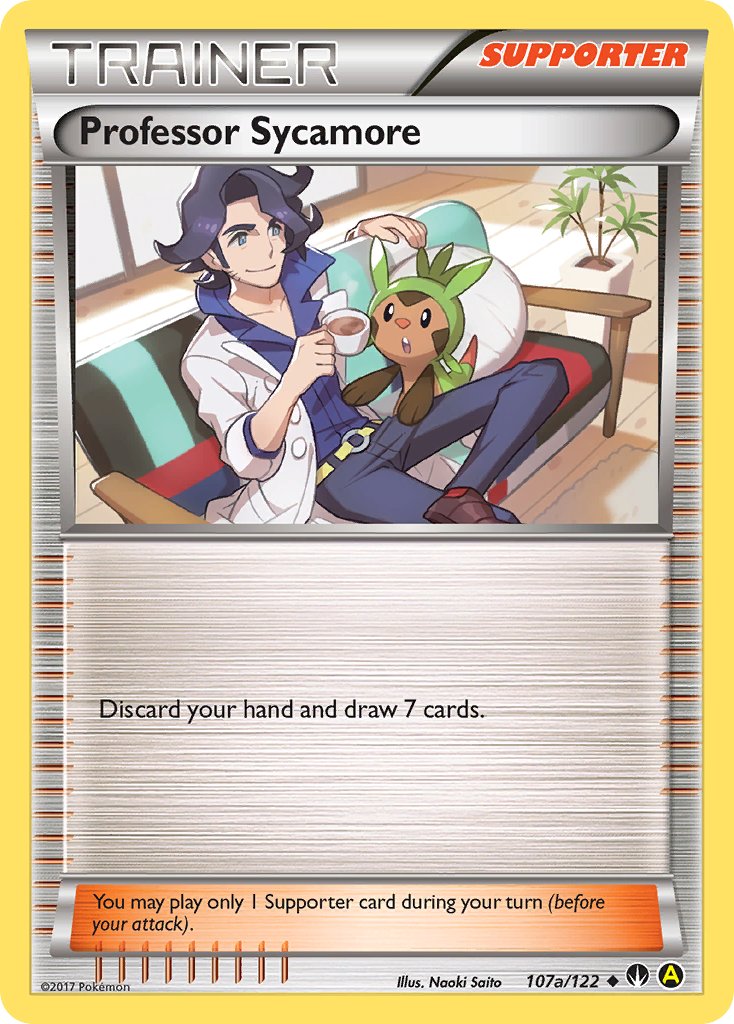 Professor Sycamore (107a/122) [Alternate Art Promos] | Tables and Towers