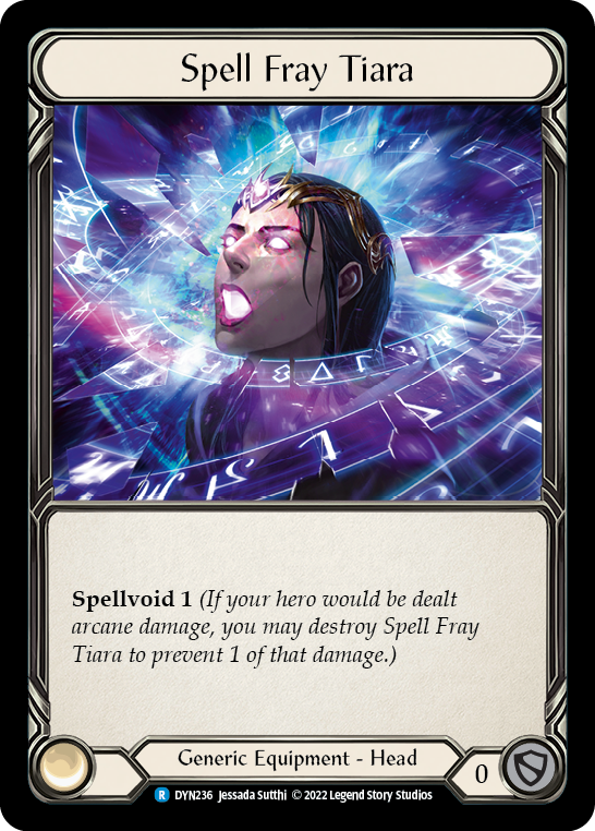 Spell Fray Tiara [DYN236] (Dynasty)  Cold Foil | Tables and Towers