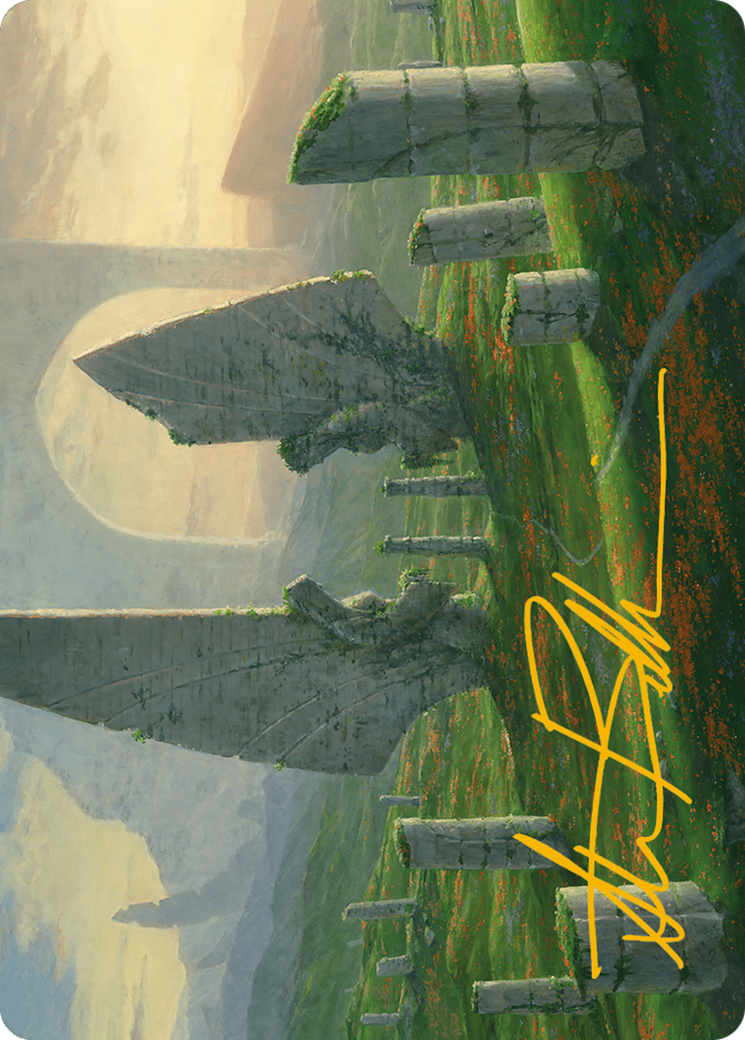 Monumental Henge Art Card (Gold-Stamped Signature) [Modern Horizons 3 Art Series] | Tables and Towers