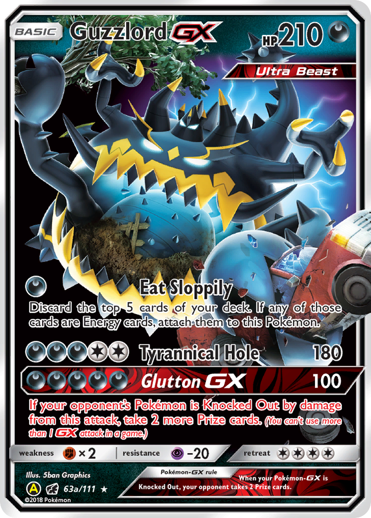 Guzzlord GX (63a/111) [Alternate Art Promos] | Tables and Towers