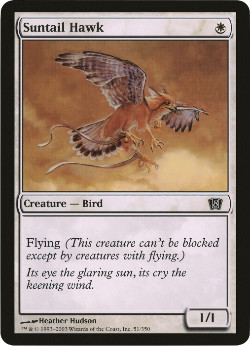 Suntail Hawk (Oversized) [Eighth Edition Box Topper] | Tables and Towers