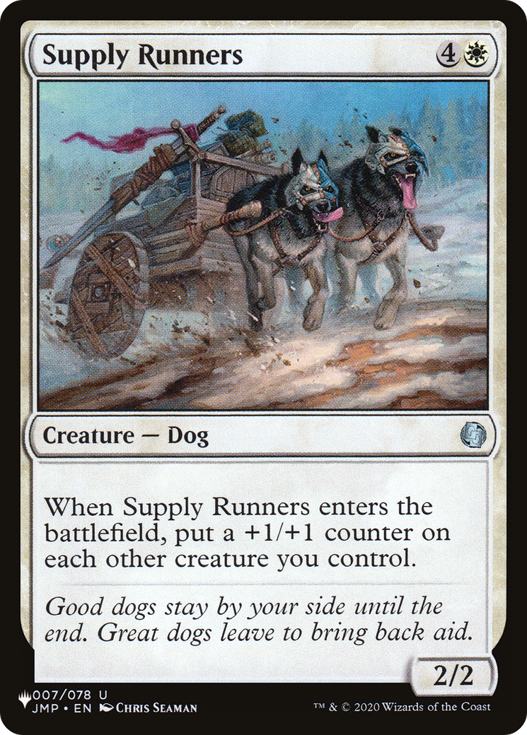 Supply Runners [The List Reprints] | Tables and Towers