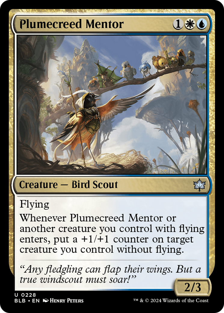 Plumecreed Mentor [Bloomburrow] | Tables and Towers